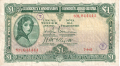 Ireland, Republic Of 1 1 Pound, Prefix 63L, 7.4.1941